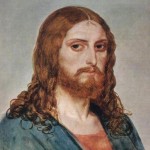 Фрагмент картины Александра Иванова "Явление Христа народу" - голова Христа