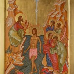 Икона Крещение Господне. 16 век