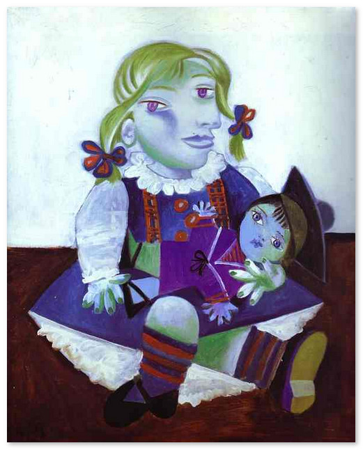 Майя с куклой. 1938